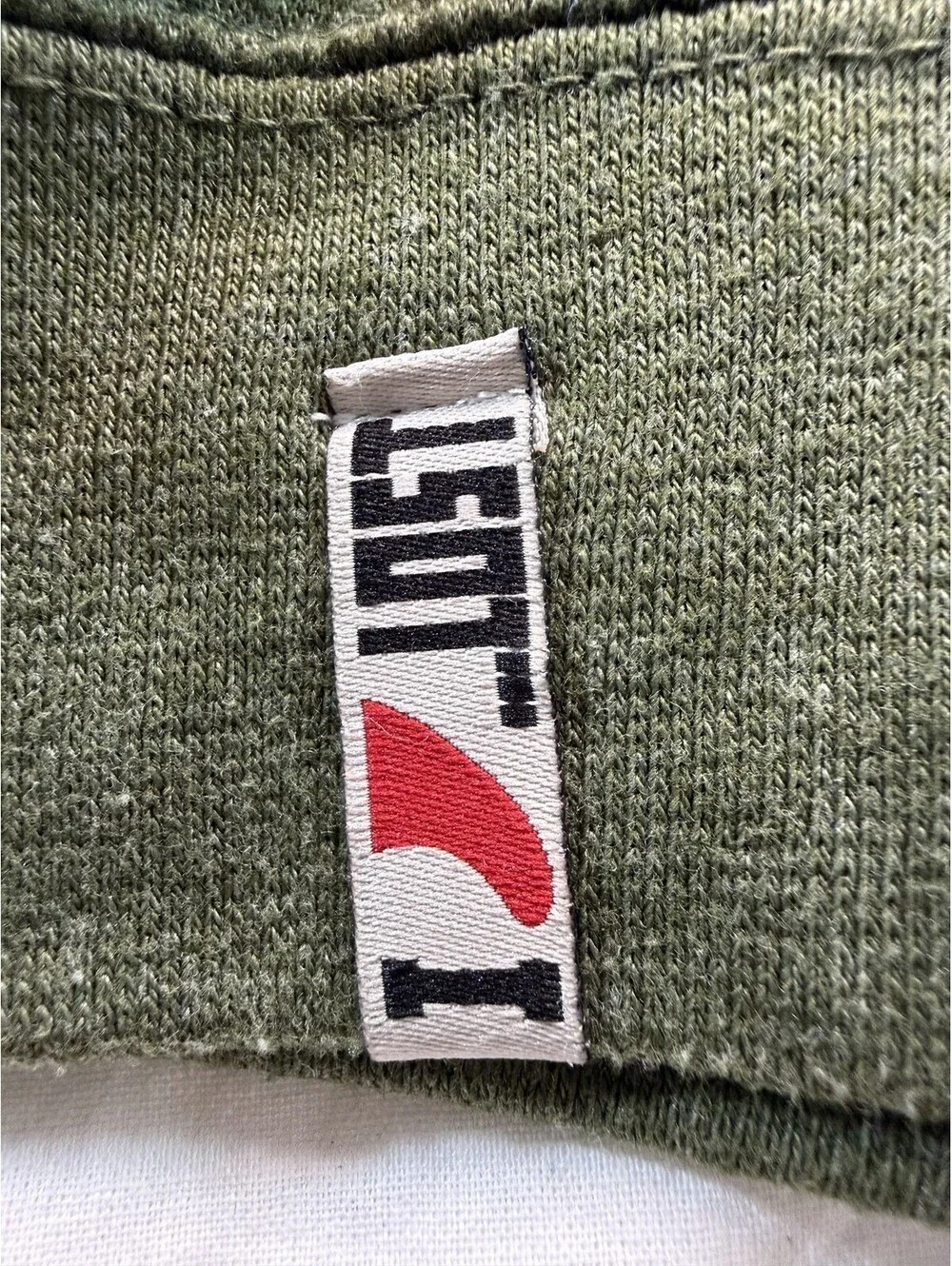 Lost Enterprises Crewneck Sweatshirt Mens Large Olive Green California Bear Surf
